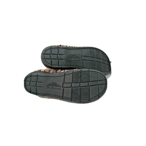 Womens Chunky Textured  Slippers Sm 5-6 Lined Multi Color Back Slide Dream Foams - Picture 9 of 10